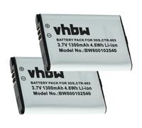 Vhbw 2x Batterie Remplacement Pour Nintendo Ctr-003, C/Ctr-A-Ab Pour Console De Jeux (1300mah, 3,7v, Li-Ion)