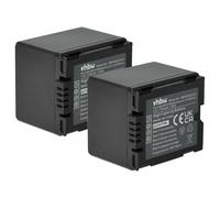 vhbw 2X Batterie Remplacement pour Panasonic CGR-DU06, CGA-DU21, CGA-DU14, CGA-DU12, CGA-DU07 pour caméra vidéo caméscope (1100mAh, 7,2V, Li-ION)