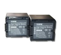 vhbw 2x Batterie remplacement pour Panasonic CGR-DU06, CGA-DU21, CGA-DU14, CGA-DU12, CGA-DU07 pour caméra vidéo caméscope (1500mAh, 7,2V, Li-ion)