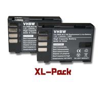 vhbw 2x Batterie remplacement pour Panasonic DMW-BLF19E, DMW-BLF19 pour appareil photo (1100mAh, 7,2V, Li-ion)