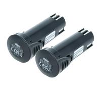 vhbw 2X Batterie Remplacement pour Panasonic EZ9L10 | EY9L10B pour outil électrique (1500 mAh, Li-ion, 3,6 V)