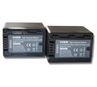 vhbw 2x batterie remplacement pour Panasonic VW-VBK180, VW-VBK180-K, VW-VBK360 pour caméra vidéo (3200mAh, 3,6V, Li-ion) avec puce d'information