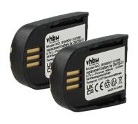 Vhbw 2x Batterie Remplacement Pour Plantronics 204755-01, 82742-01, 84598-01 Pour Casque Audio, Écouteurs Sans Fil (140mah, 3,7v, Li-Polymère)