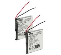 Vhbw 2x Batterie Remplacement Pour Plantronics Ahb403029 Pour Casque Audio, Écouteurs Sans Fil (360mah, 3,7v, Li-Polymère)
