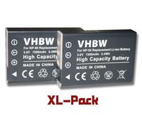 vhbw 2x Batterie remplacement pour Ricoh DB-90 pour appareil photo (1500mAh, 3,6V, Li-ion)