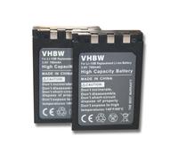 vhbw 2x Batterie remplacement pour Sanyo DB-L10AX, DB-L10 pour appareil photo (750mAh, 3,7V, Li-ion)