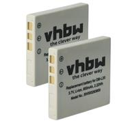 vhbw 2X Batterie Remplacement pour Sanyo DB-L20