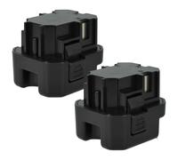 vhbw 2X Batterie Remplacement pour Senco VP0108 | VP0109 pour outil électrique (1500 mAh, NiMH, 6 V)