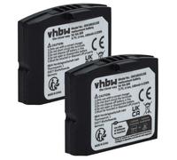 vhbw 2x Batterie remplacement pour Sennheiser 500898, 523306, BA-300, BA300, HC-BA300 pour casque et écouteurs sans fil (140mAh,