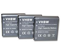 vhbw 2x Batterie remplacement pour Sigma BP-31, SBL-1237 pour appareil photo (950mAh, 3,7V, Li-ion)