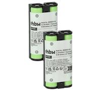 vhbw 2X Batterie Remplacement pour Sony BP-HP800-11 pour Casque Audio, écouteurs sans Fil (700mAh, 2,4V, NiMH)
