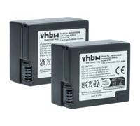 vhbw 2X Batterie Remplacement pour Sony NP-FF71, NP-FF70 | pour caméra vidéo caméscope (1400mAh, 7,4V, Li-ion)