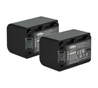 vhbw 2X Batterie Remplacement pour Sony NP-FH50, NP-FH100, NP-FH40 pour caméra vidéo caméscope (950mAh, 7,2V, Li-ION) avec Puce d'information
