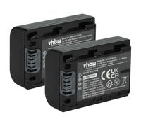 vhbw 2X Batterie Remplacement pour Sony NP-FH70 pour caméra vidéo caméscope (500mAh, 7,2V, Li-ION) avec Puce d'information