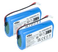 vhbw 2x Batterie remplacement pour Spektrum SPMB2000LITX pour télécommande remote control (2600mAh, 7,4V, Li-ion)