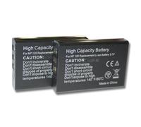vhbw 2x Batterie remplacement pour Thomson 28B7001 pour appareil photo (1600mAh, 3,7V, Li-ion)