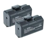vhbw 2X Batterie Remplacement pour Zebra AT16004, BTRY-MPP-34MA1-01 pour imprimante, Scanner, imprimante d'étiquettes (6800mAh, 7,4V, Li-ION)