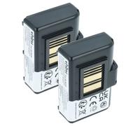 vhbw 2x Batterie remplacement pour Zebra AT16004, BTRY-MPP-34MA1-01 pour imprimante, scanner, imprimante d'étiquettes (2200mAh, 7,4V, Li-ion)