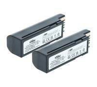 vhbw 2x Batterie remplacement pour Zebra BTRY-36IAB0E-00, 82-166537-01 pour scanner de code-barre POS (2200mAh, 3,7V, Li-ion)
