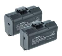vhbw 2x Batterie remplacement pour Zebra P1023901, BTRY-MPP-34MAHC1-01 pour imprimante, scanner, imprimante d'étiquettes (6800mAh, 7,4V, Li-ion)