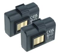 vhbw 2x Batterie remplacement pour Zebra P1031365-059, P1031365-069, P1051378 pour imprimante, scanner, imprimante d'étiquettes (2600mAh, 7,4V, Li-io