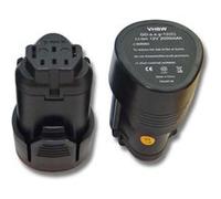 vhbw 2x Batteries compatible avec AEG BBH12, BBS 12C, BLL12C, BLL 12C, BS12C, BS 12C, BS12C2 outil électrique (2000 mAh, Li-ion, 12 V) G