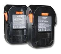 vhbw 2x Batteries compatible avec AEG BS 18C, BMS 18C, BEX18-125 LI-402C, BHO 18, BFL 18, BKS 18 outil électrique (3000 mAh, Li-ion, 18 V) G