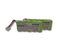 vhbw 2x Batteries compatible avec Bosch Rollfix 861E, D870E, D962E, FDD087, FDD087D, D861E, D963P outil électrique (3000 mAh, NiMH, 6 V)