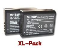 vhbw 2x Batteries compatible avec Canon EOS Rebel T3, Rebel T5 appareil photo, reflex numérique (800mAh, 7,2V, Li-ion) - Remplacement pour LP-E10 G