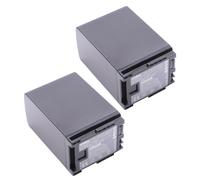 vhbw 2x Batteries compatible avec Canon HG20, XA10, HG21 caméra vidéo caméscope (2400mAh, 7,2V, Li-ion) avec puce d'information, BP-827