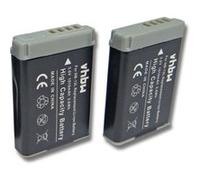 vhbw 2x Batteries compatible avec Canon PowerShot G5 X, G1 X Mark III, G5 X Mark II, G7 X appareil photo, reflex numérique (1010mAh, 3,7V, Li-ion) G