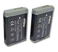 vhbw 2x Batteries compatible avec Canon PowerShot G5 X, G1 X Mark III, G5 X Mark II, G7 X appareil photo, reflex numérique (1010mAh, 3,7V, Li-ion)