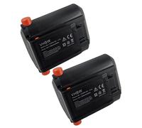 vhbw 2x Batteries compatible avec Gardena EasyCut Li-18/23 (9824-42), THS Li-18/42 (8881-20) 2500mAh, 18V, Li-ion