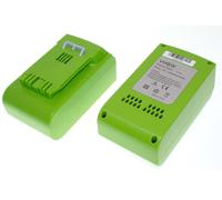 vhbw 2x Batteries compatible avec Greenworks 2200007, 2200107, 2200207, 22-Inch Cordless Hedge Trimmer outil électrique (5000 mAh, Li-ion, 24 V)