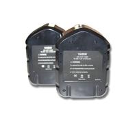 vhbw 2x Batteries compatible avec Hitachi DB 12DM2, DH15D2, DH 15D2, DH15DV, DH 15DV, DN12DY outil électrique (2100 mAh, NiMH, 12 V)