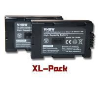 vhbw 2x Batteries compatible avec Hitachi DZ-MV230E, DZ-MV250, DZ-MV270E, DZ-MV270A, PV-DV100, PV-BP8 caméra vidéo caméscope (900mAh, 7,2V, Li-ion)