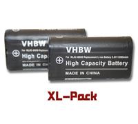 vhbw 2x Batteries compatible avec Jay-Tech JAY-Cam i4800 appareil photo reflex (1200mAh, 3,6V, Li-ion)