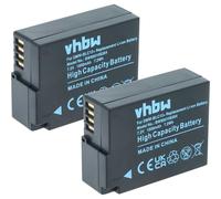 vhbw 2X Batteries Compatible avec Leica V-Lux 4, Typ 114 Appareil Photo, Reflex numérique (1000mAh, 7,2V, Li-ION)