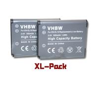 vhbw 2x Batteries compatible avec Nikon CoolPix W150 appareil photo, reflex numérique (600mAh, 3,7V, Li-ion)