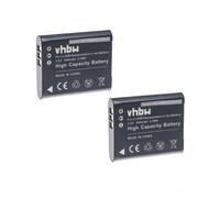 vhbw 2x Batteries compatible avec Olympus Stylus Tough TG-4 appareil photo, reflex numérique (900mAh, 3,6V, Li-ion)