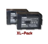 vhbw 2x Batteries compatible avec Panasonic CGR-D16S, NV-DA1, NV-DA1B, NV-DS1, NV-DS11, NV-DS12 caméra vidéo caméscope (1700mAh, 7,2V, Li-ion)