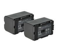 vhbw 2X Batteries Compatible avec Panasonic CGR-D16S, NV-DA1, NV-DA1B, NV-DS1, NV-DS11, NV-DS12 caméra vidéo caméscope (1700mAh, 7,2V, Li-ION)