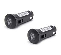 vhbw 2x Batteries compatible avec Panasonic EZ7410, EZ7410LA1J, EZ7410LA1S, EY7411LA1C, EY7411LA1S outil électrique (1500 mAh, Li-ion, 3,6 V)