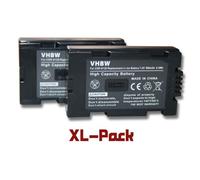 vhbw 2x Batteries compatible avec Panasonic NV-DS150, NV-DS25, NV-DS27, NV-DS28, NV-DS29, NV-DS3 caméra vidéo caméscope (900mAh, 7,2V, Li-ion)