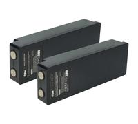 vhbw 2x Batteries compatible avec Scanreco Fasse, FBS590, EA2512, Effer, Fassi opérateur télécommande industrielle (2000mAh, 7,2V, NiMH)