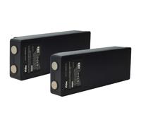 vhbw 2x Batteries compatible avec Scanreco RC400, RC590, YWW0439, RC960 opérateur télécommande industrielle (2500mAh, 7,2V, NiMH)