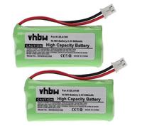 vhbw 2x Batteries compatible avec Siemens Gigaset A26, A245, A245 blanc, A245 DUO, A260, A260 DUO téléphone fixe sans fil (800mAh,