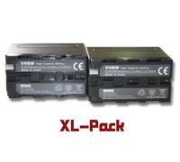 vhbw 2x Batteries compatible avec Sony CCD-TR3, CCD-TR300, CCD-TR3000, CCD-TR3300, CCD-TR416 caméra vidéo caméscope (6000mAh, 7,2V, Li-ion)