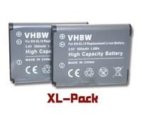 vhbw 2x Batteries compatible avec Sony Cybershot DSC-RX0, DSC-RX0 II, DSC-RX0M2, DSC-RX0M2G appareil photo, reflex numérique (600mAh, 3,7V, Li-ion)