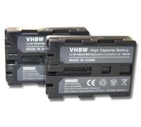 vhbw 2x Batteries compatible avec Sony DSC-F Serie DSC-F707, DSC-F717, DSC-F828 caméra vidéo caméscope (1400mAh, 7,4V, Li-ion)